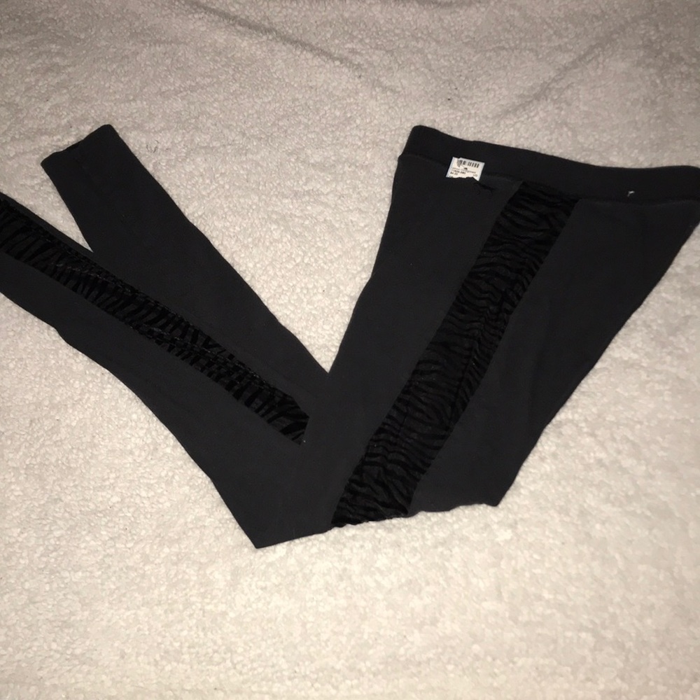 PINK VELVET LEGGINGS